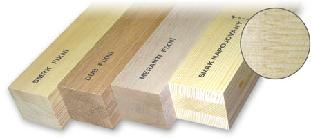 dřeviny pro výrobu oken